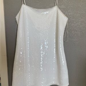 Abercrombie & Fitch Shimmering White Dress